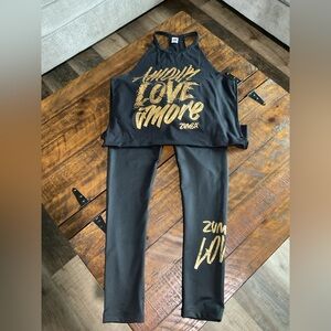 Matching Set! Zumba Love Tank & Matching Leggings